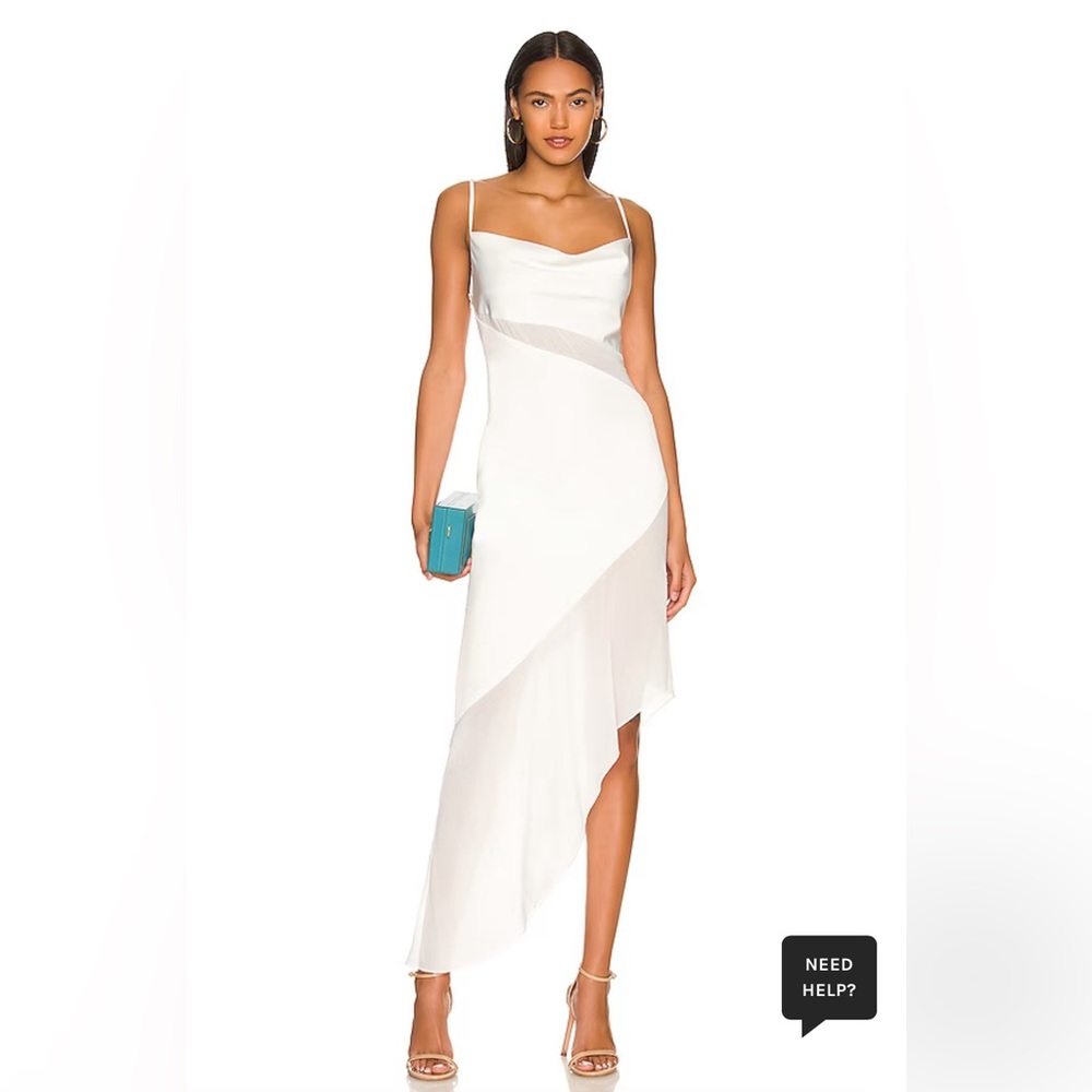 Slip Dress/Draped Collar Asymmetrical Cami Dress Revolve replica